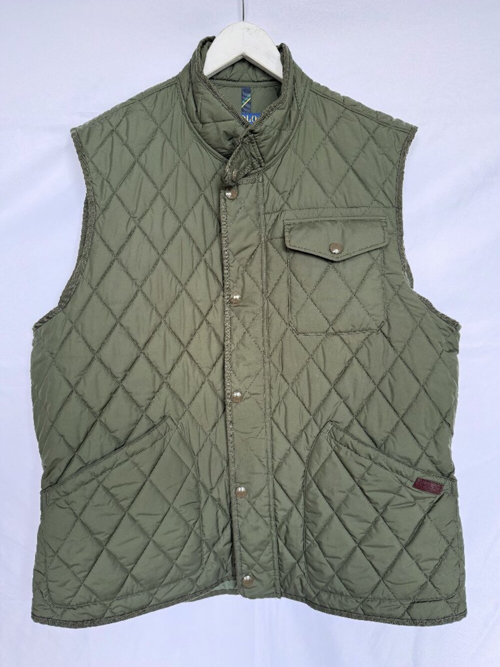 Polo Ralph Lauren Olive Quilted Vest